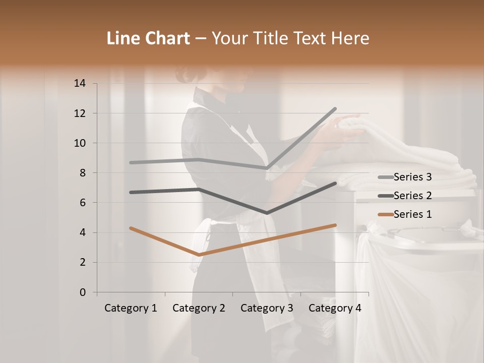 Cart Corridor Black PowerPoint Template