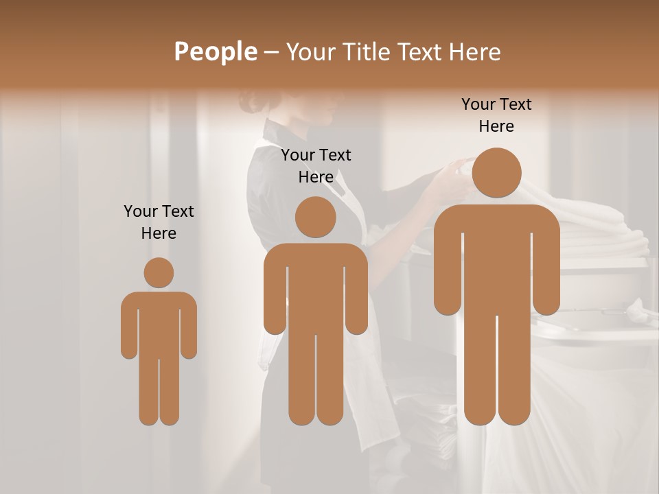 Cart Corridor Black PowerPoint Template