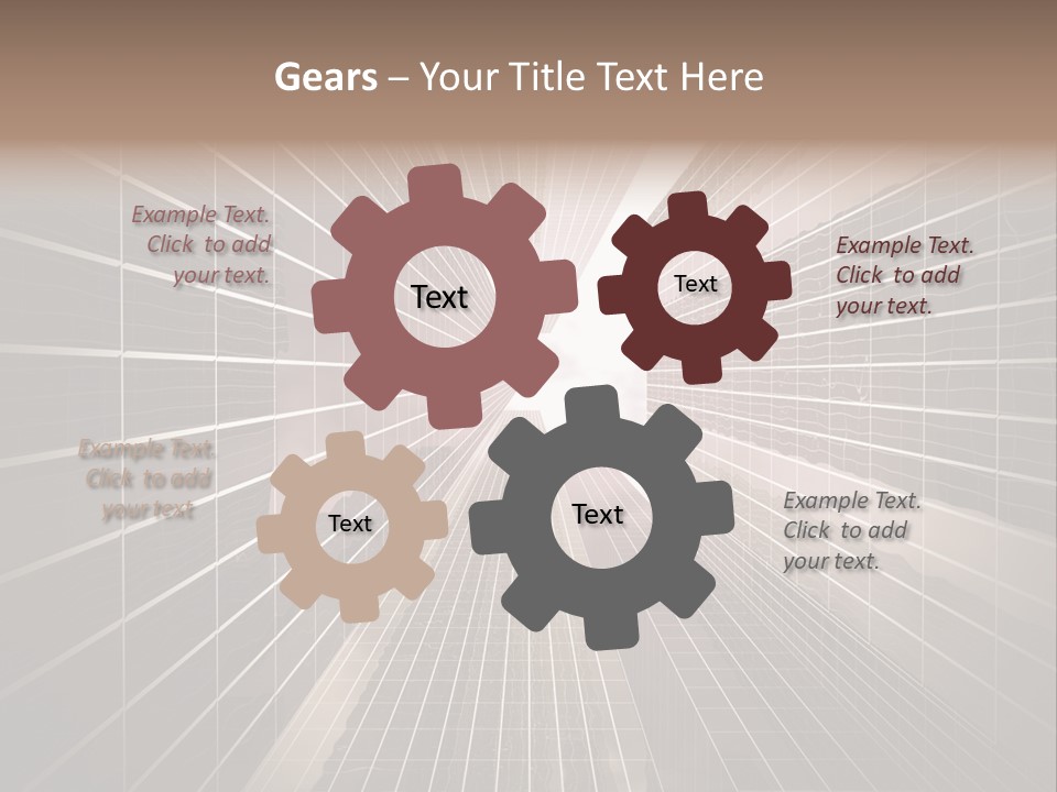 Urban Technology Dusk PowerPoint Template