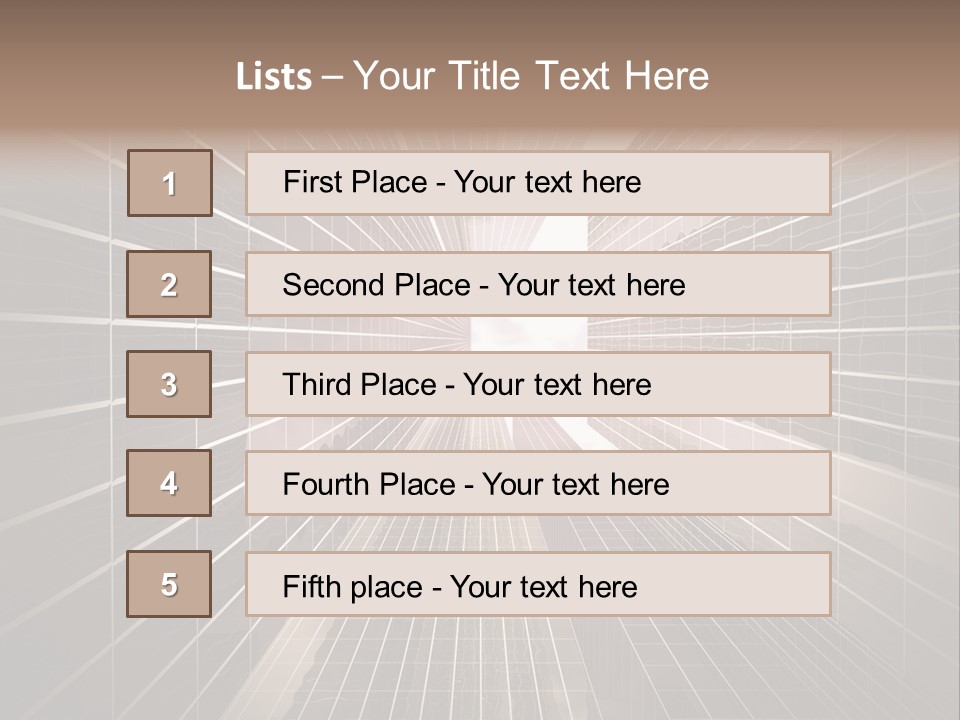 Urban Technology Dusk PowerPoint Template