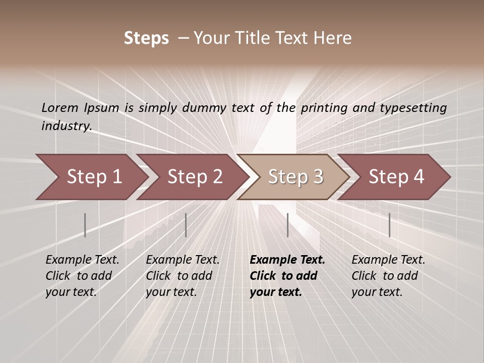 Urban Technology Dusk PowerPoint Template