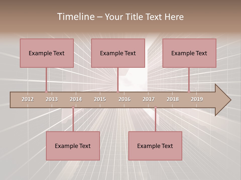 Urban Technology Dusk PowerPoint Template