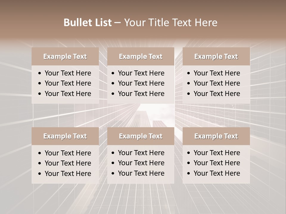 Urban Technology Dusk PowerPoint Template