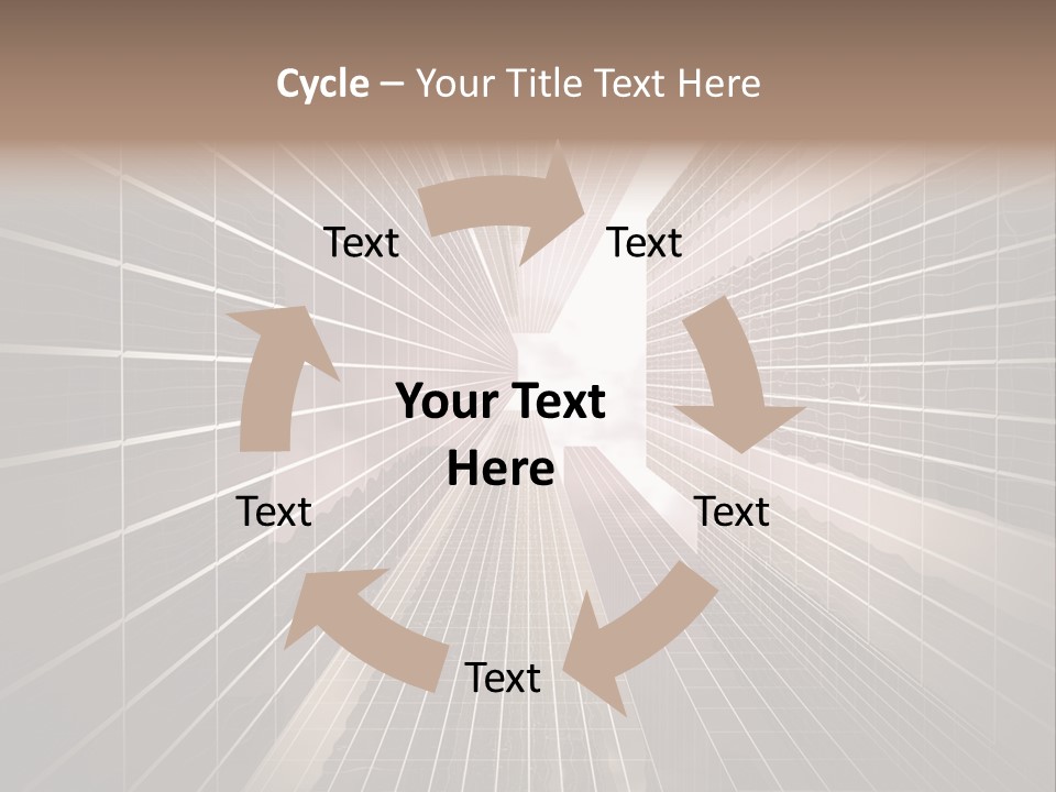 Urban Technology Dusk PowerPoint Template