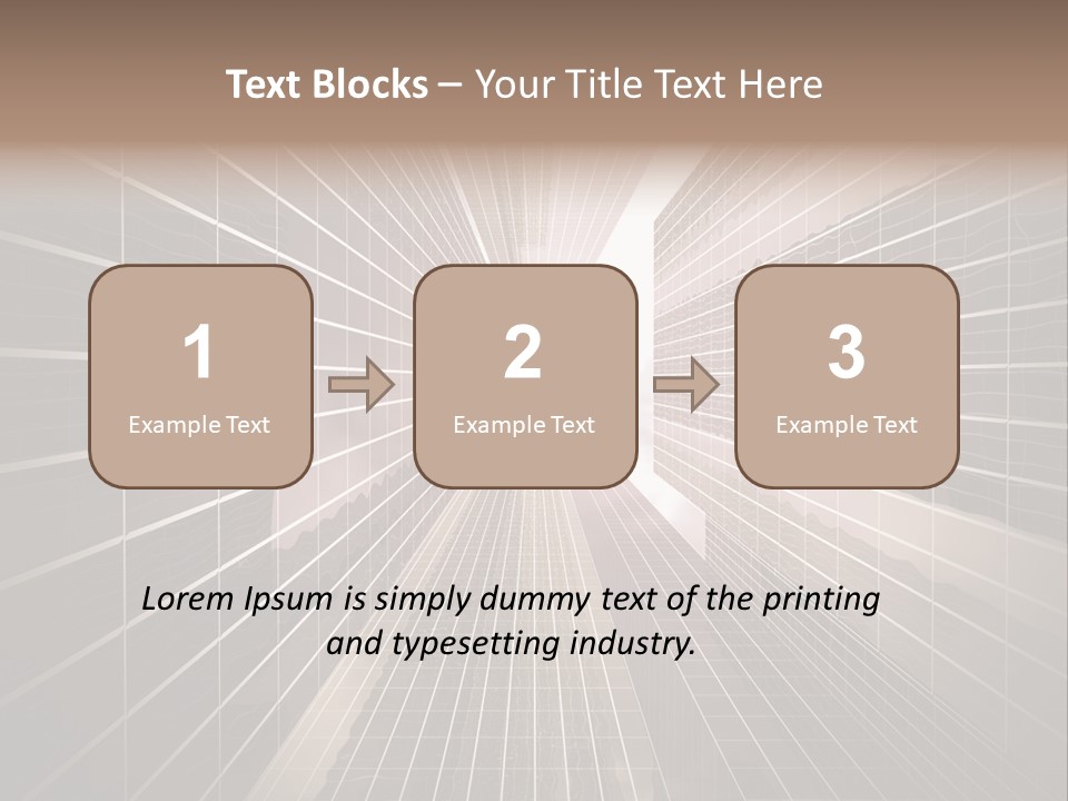 Urban Technology Dusk PowerPoint Template