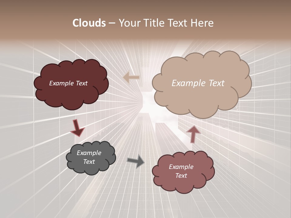 Urban Technology Dusk PowerPoint Template