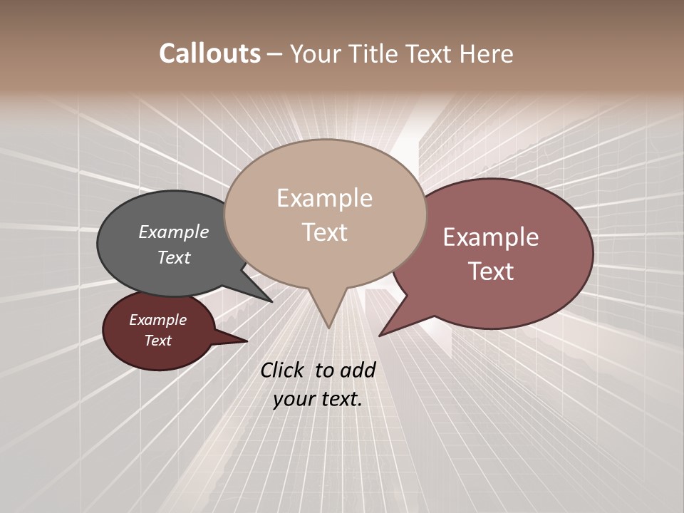 Urban Technology Dusk PowerPoint Template