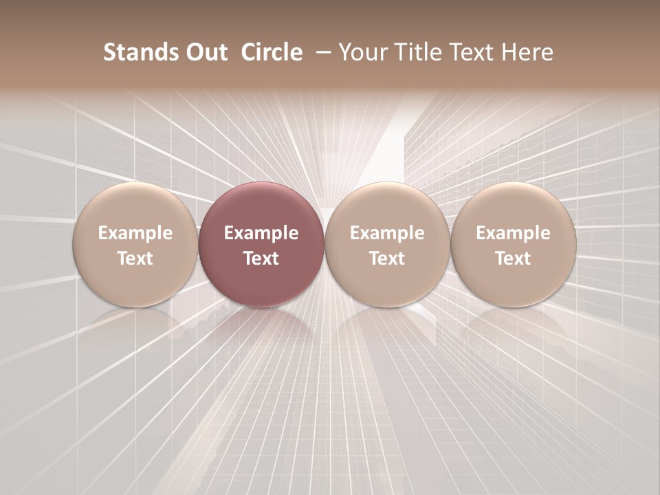 Urban Technology Dusk PowerPoint Template