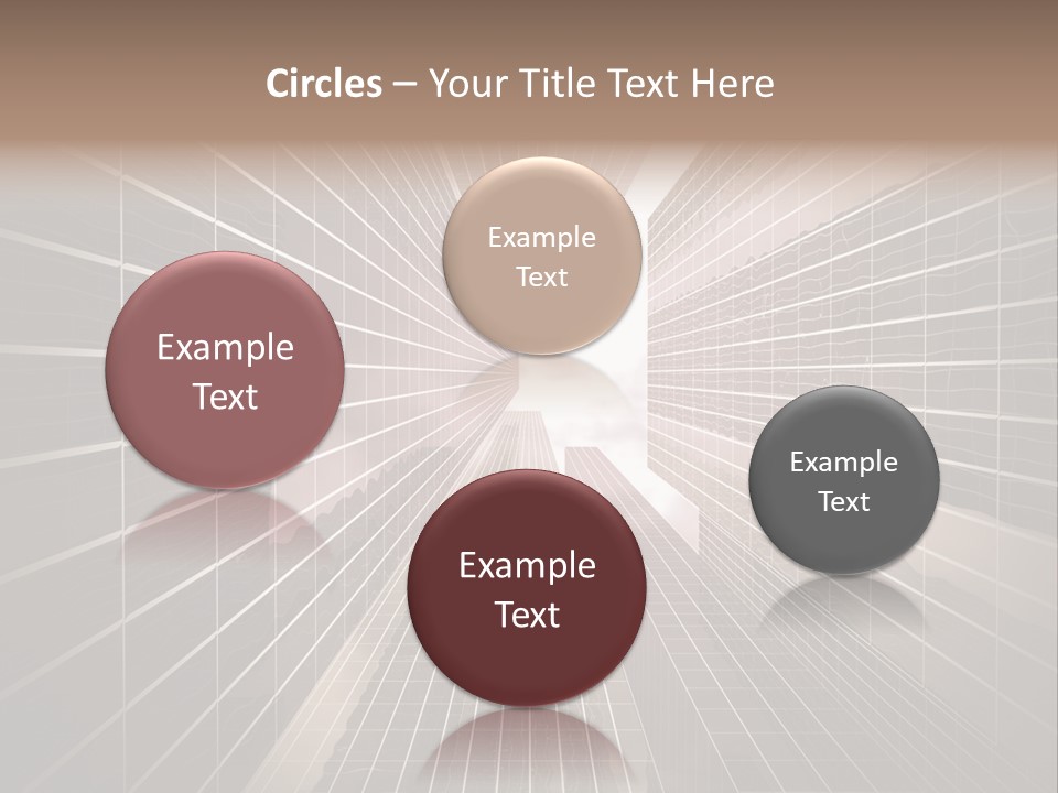 Urban Technology Dusk PowerPoint Template