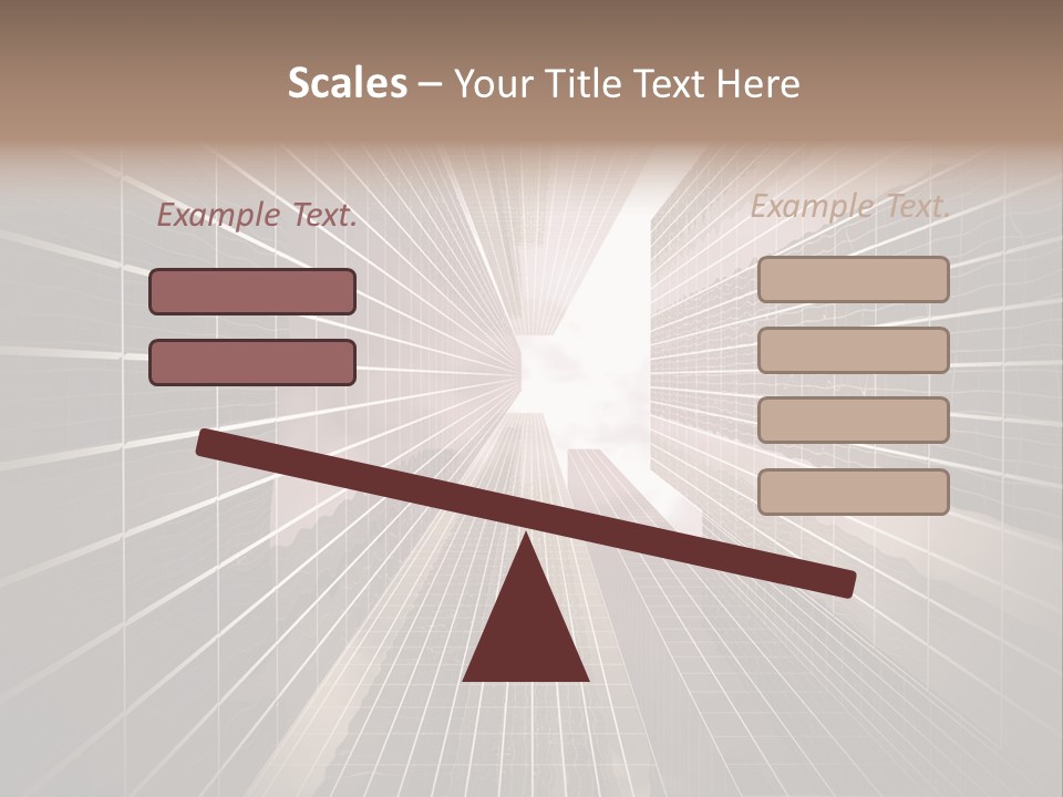 Urban Technology Dusk PowerPoint Template