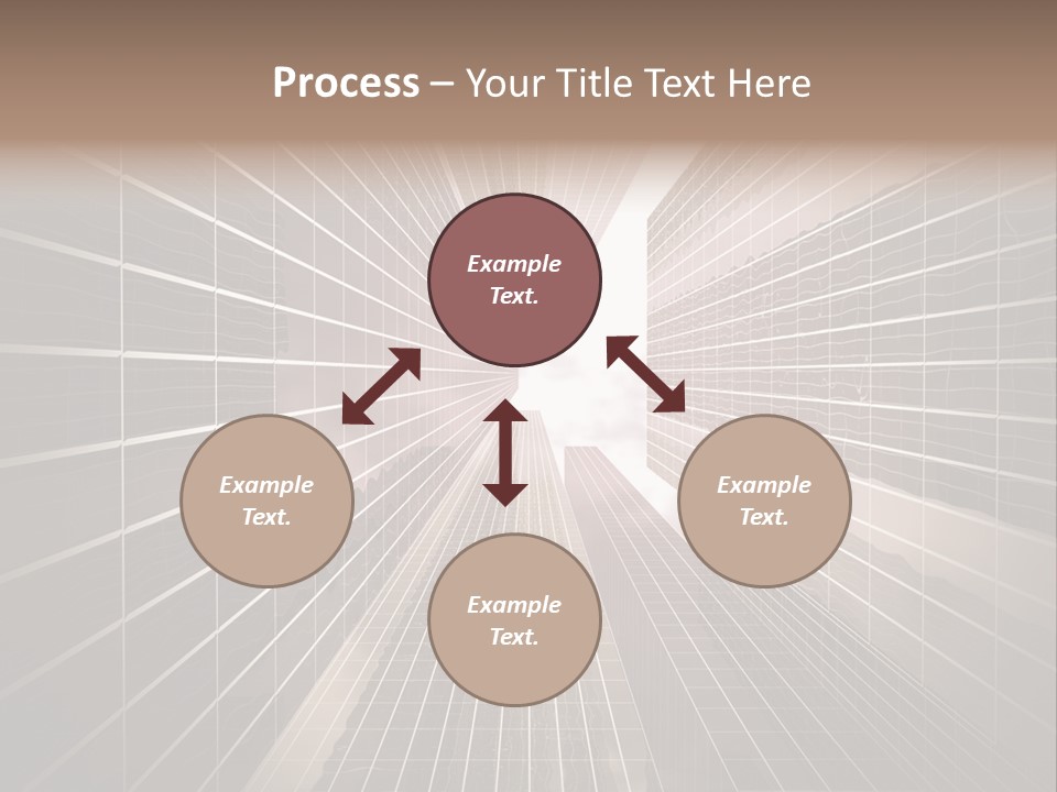 Urban Technology Dusk PowerPoint Template