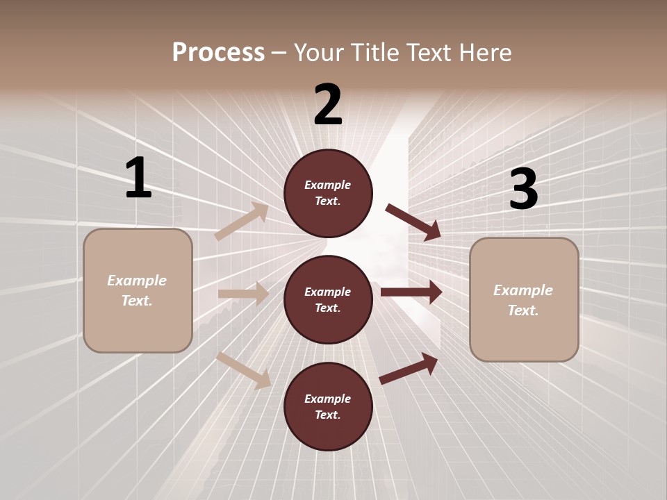 Urban Technology Dusk PowerPoint Template