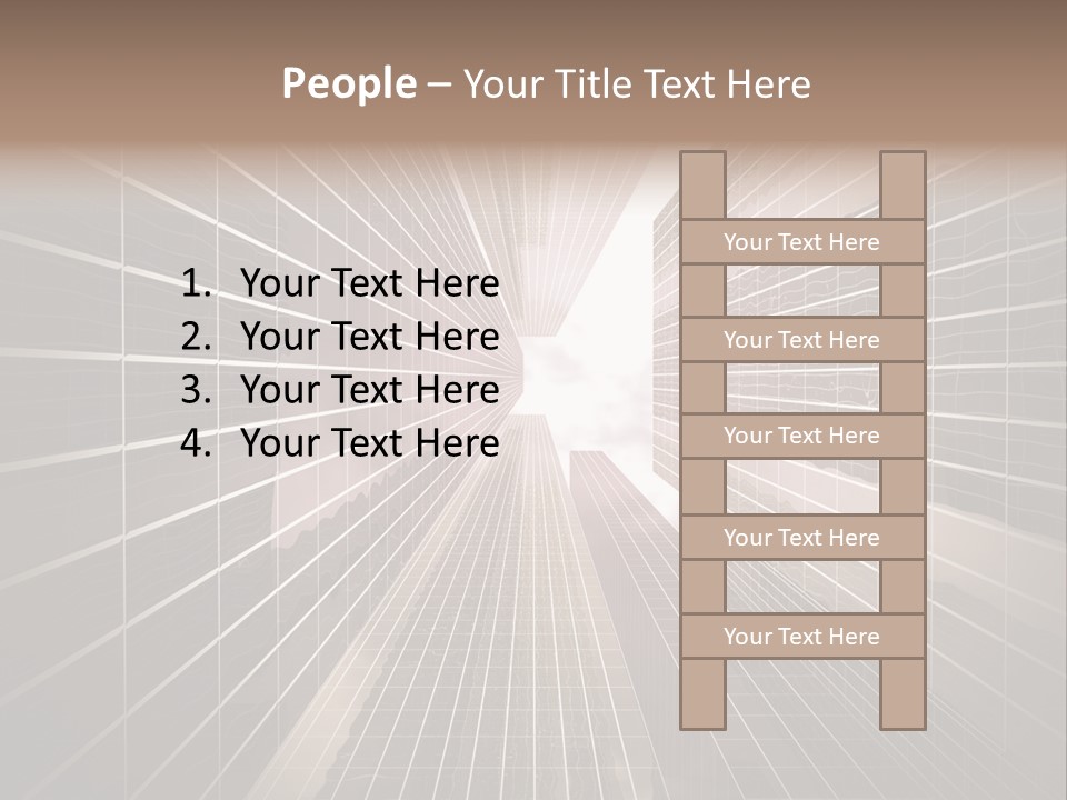 Urban Technology Dusk PowerPoint Template