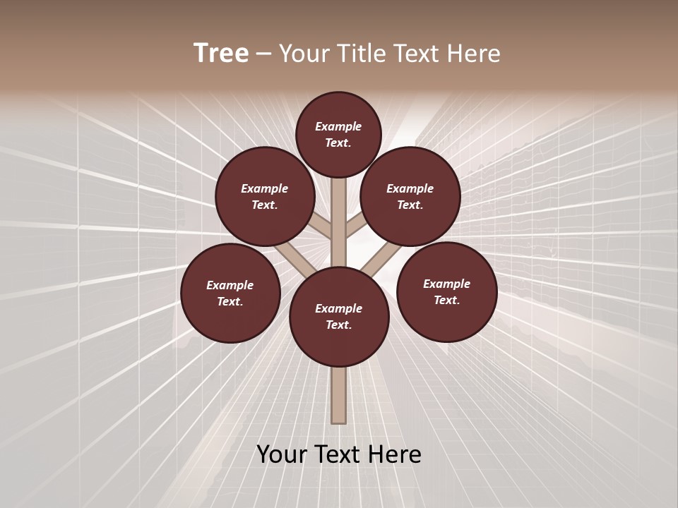 Urban Technology Dusk PowerPoint Template