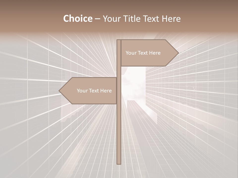 Urban Technology Dusk PowerPoint Template