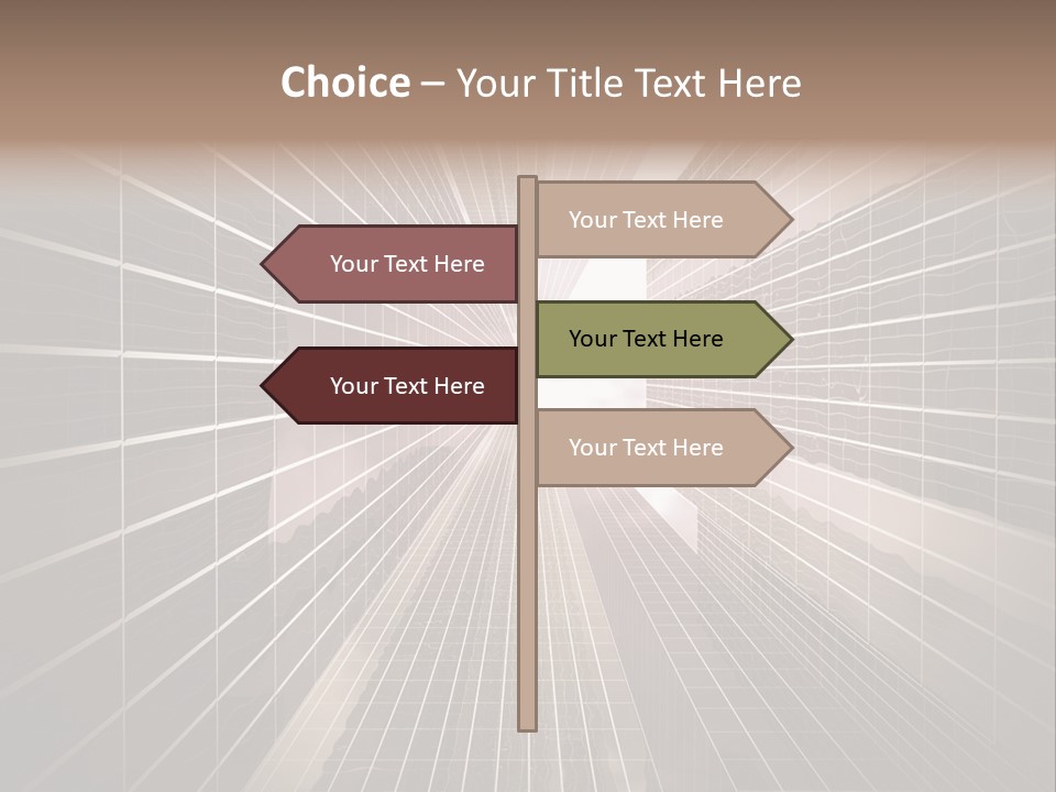 Urban Technology Dusk PowerPoint Template