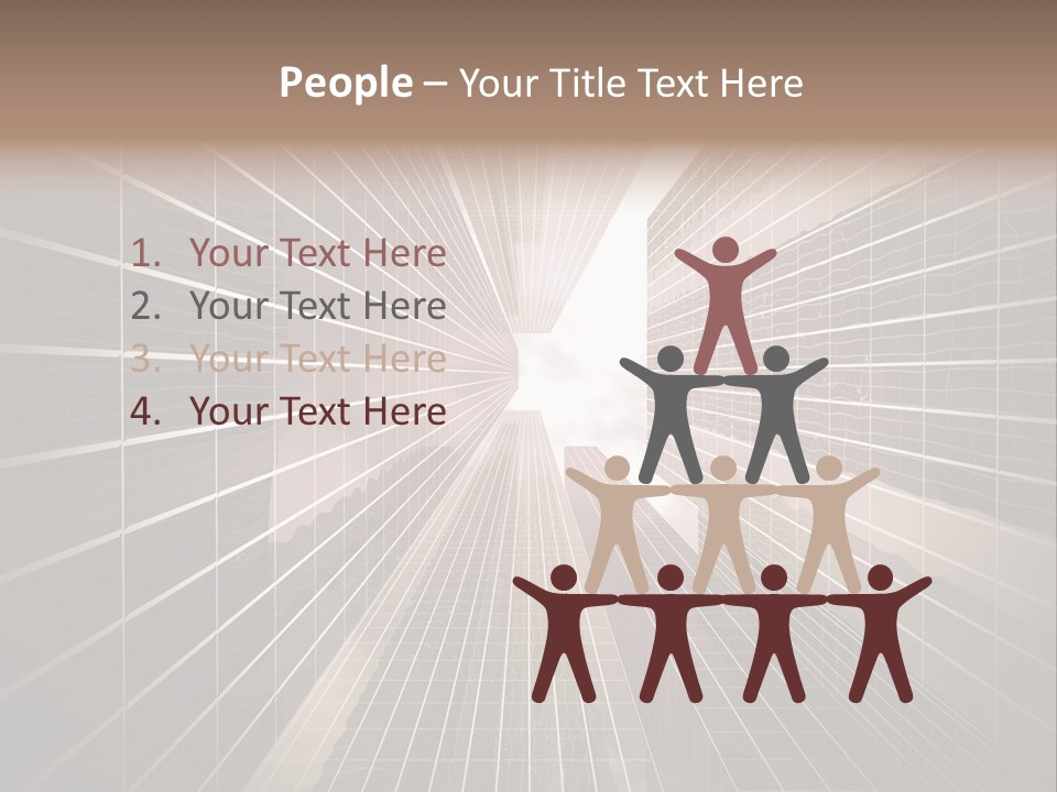 Urban Technology Dusk PowerPoint Template