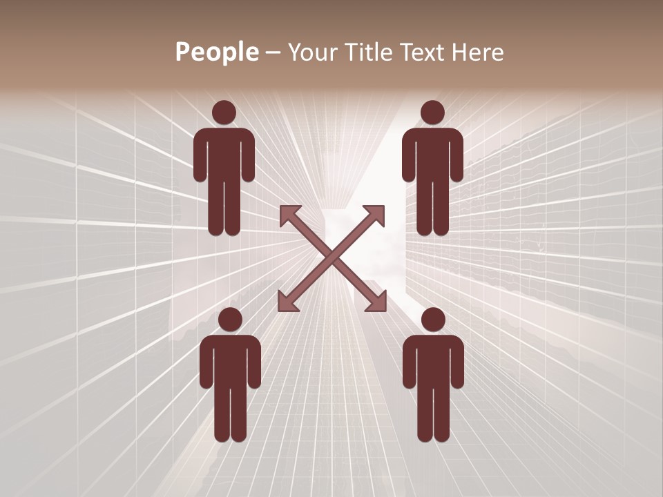 Urban Technology Dusk PowerPoint Template