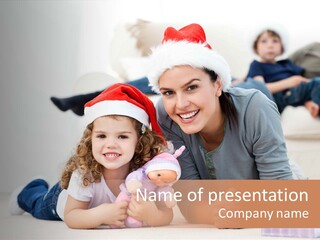 Hat Tree Sitting PowerPoint Template