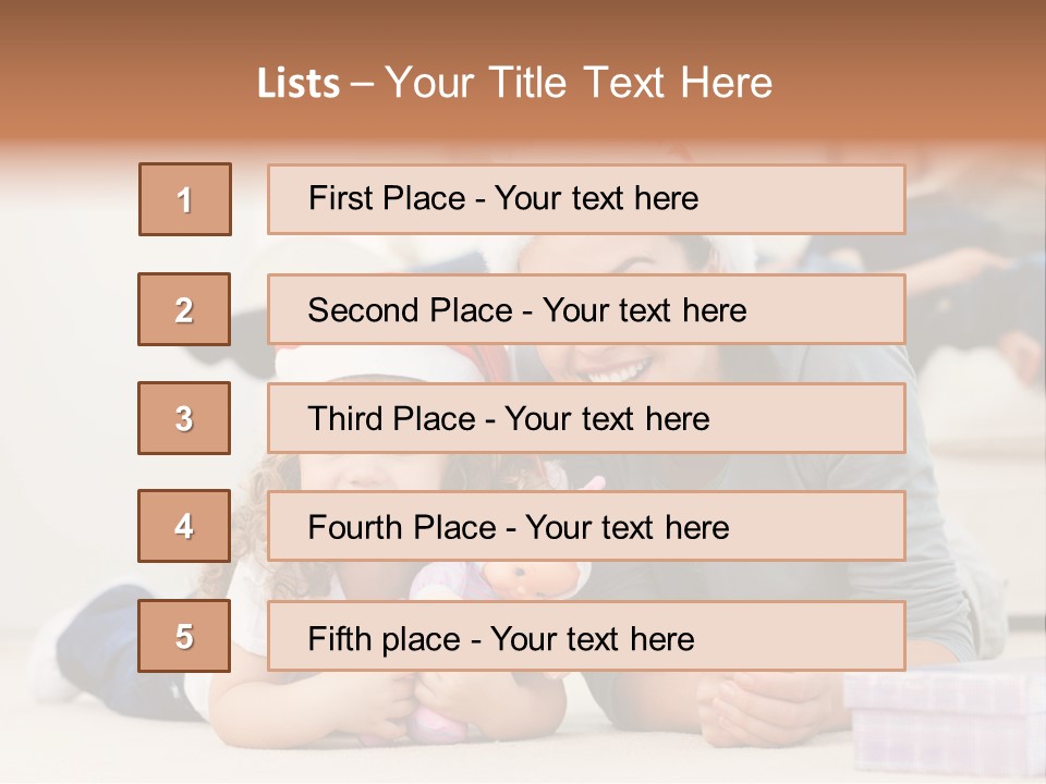 Hat Tree Sitting PowerPoint Template
