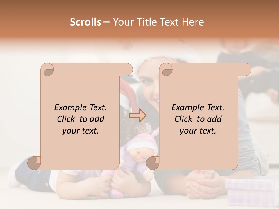 Hat Tree Sitting PowerPoint Template