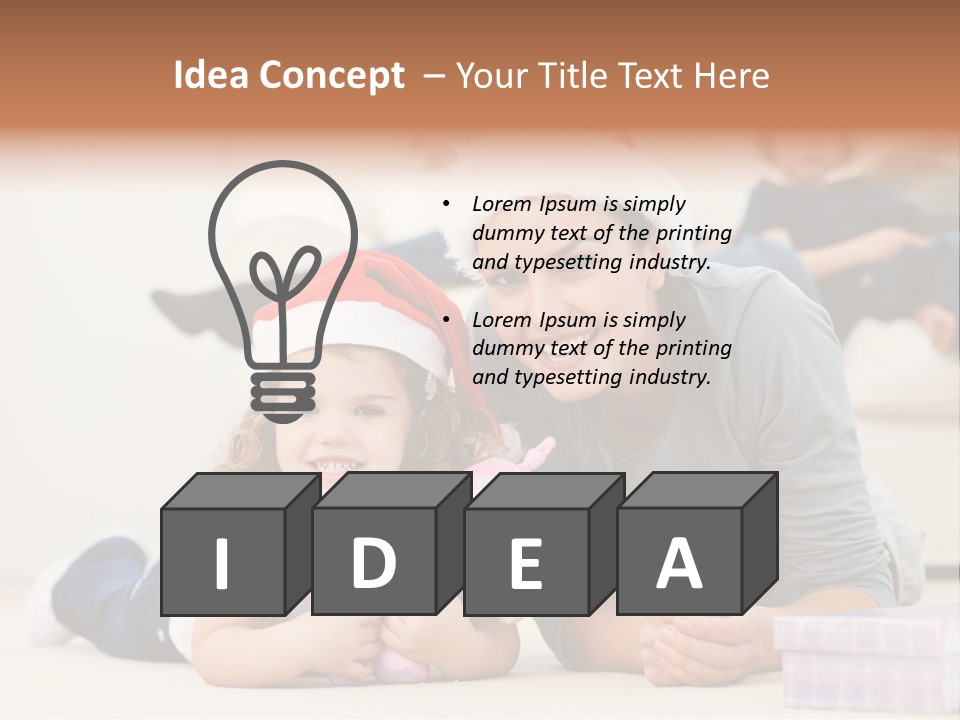 Hat Tree Sitting PowerPoint Template