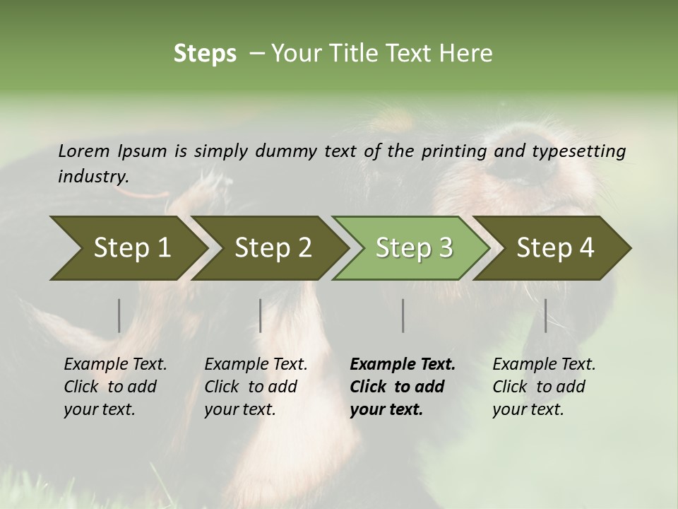 Scratch Puppydog Dog PowerPoint Template