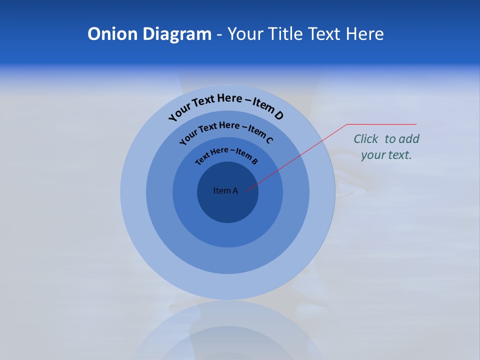 Female Moody Blue PowerPoint Template