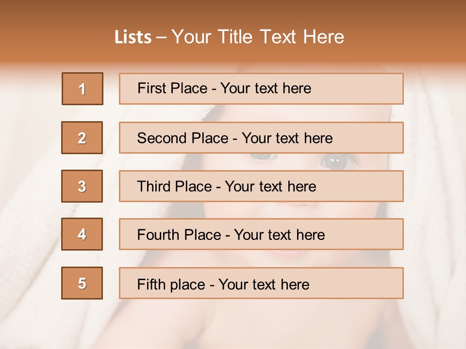 Newborn Skin Innocence PowerPoint Template