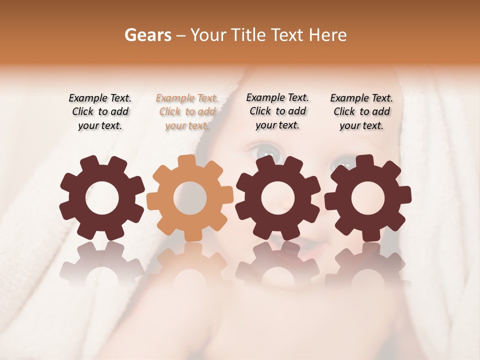 Newborn Skin Innocence PowerPoint Template