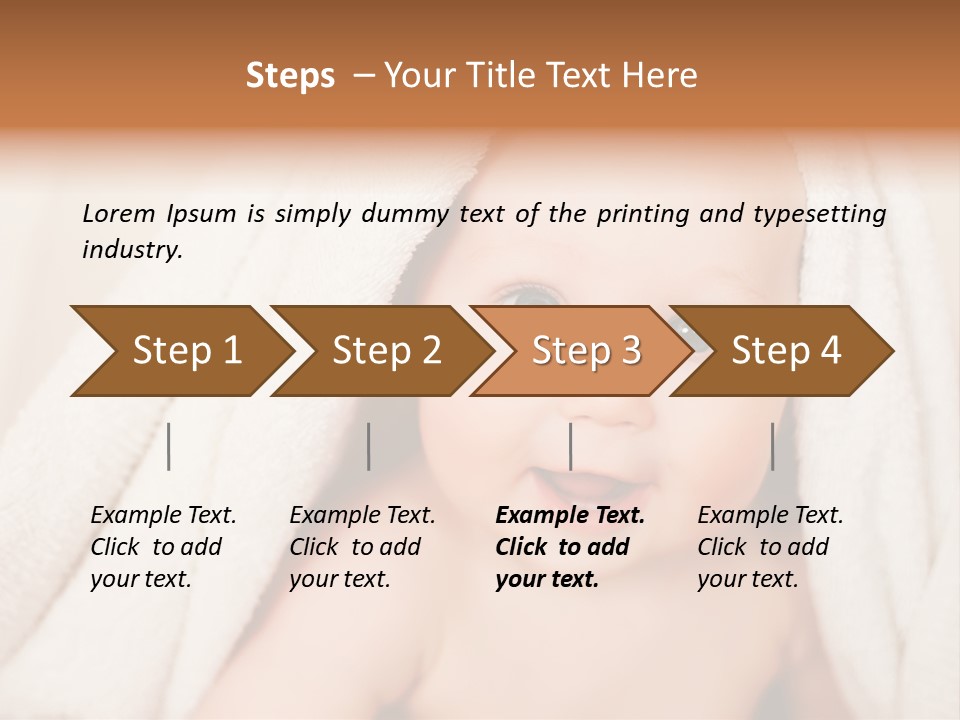 Newborn Skin Innocence PowerPoint Template
