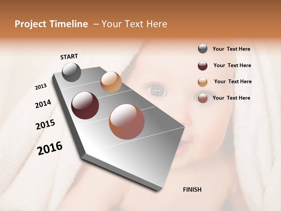 Newborn Skin Innocence PowerPoint Template