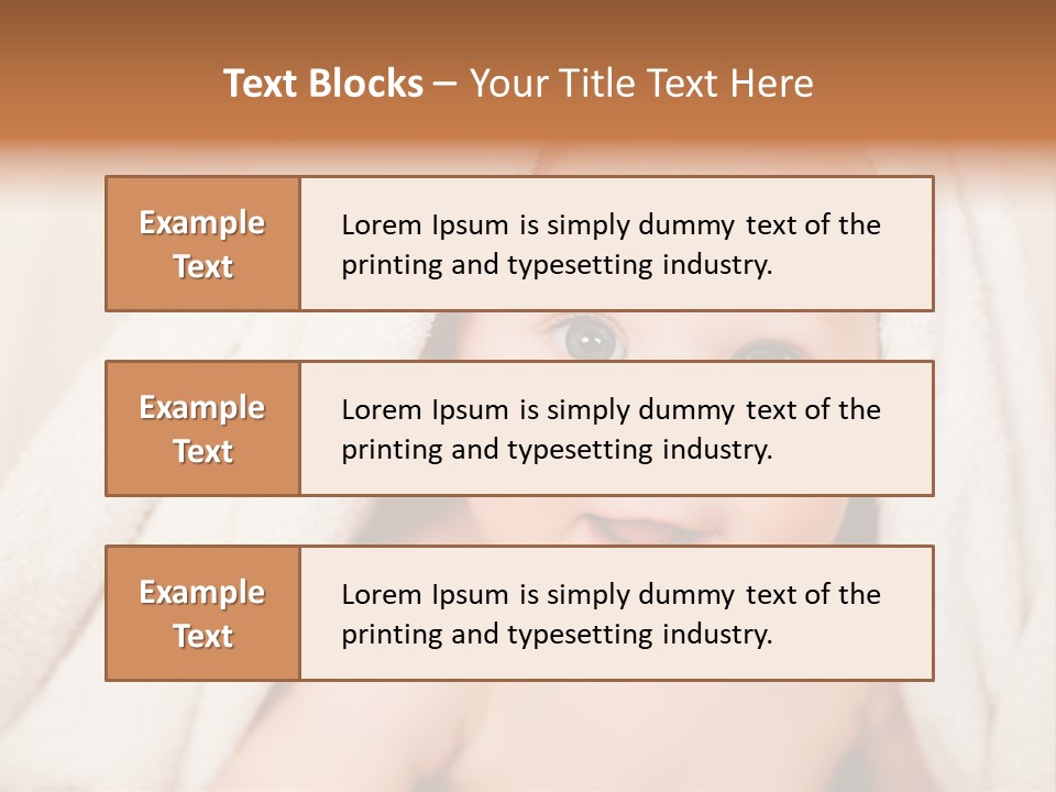 Newborn Skin Innocence PowerPoint Template