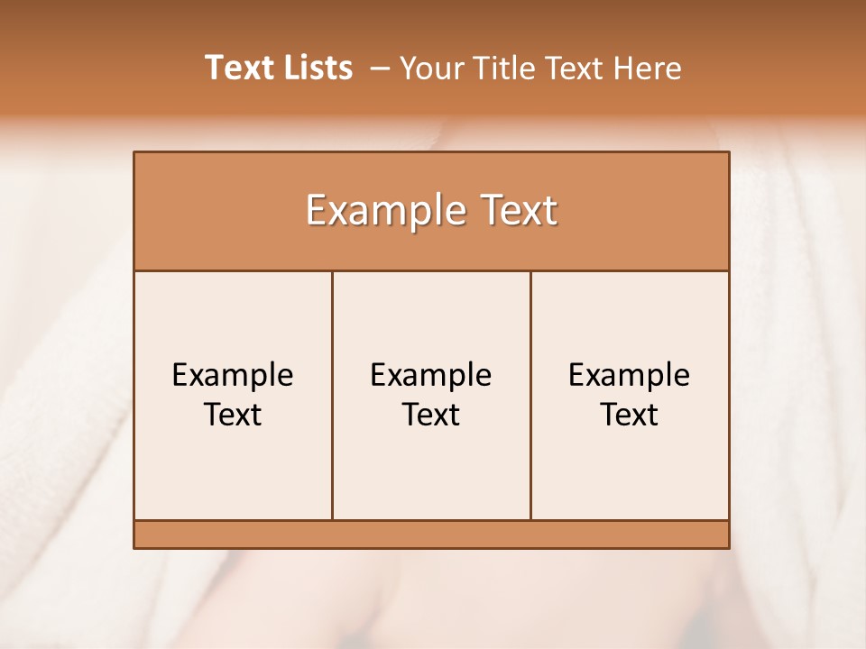 Newborn Skin Innocence PowerPoint Template