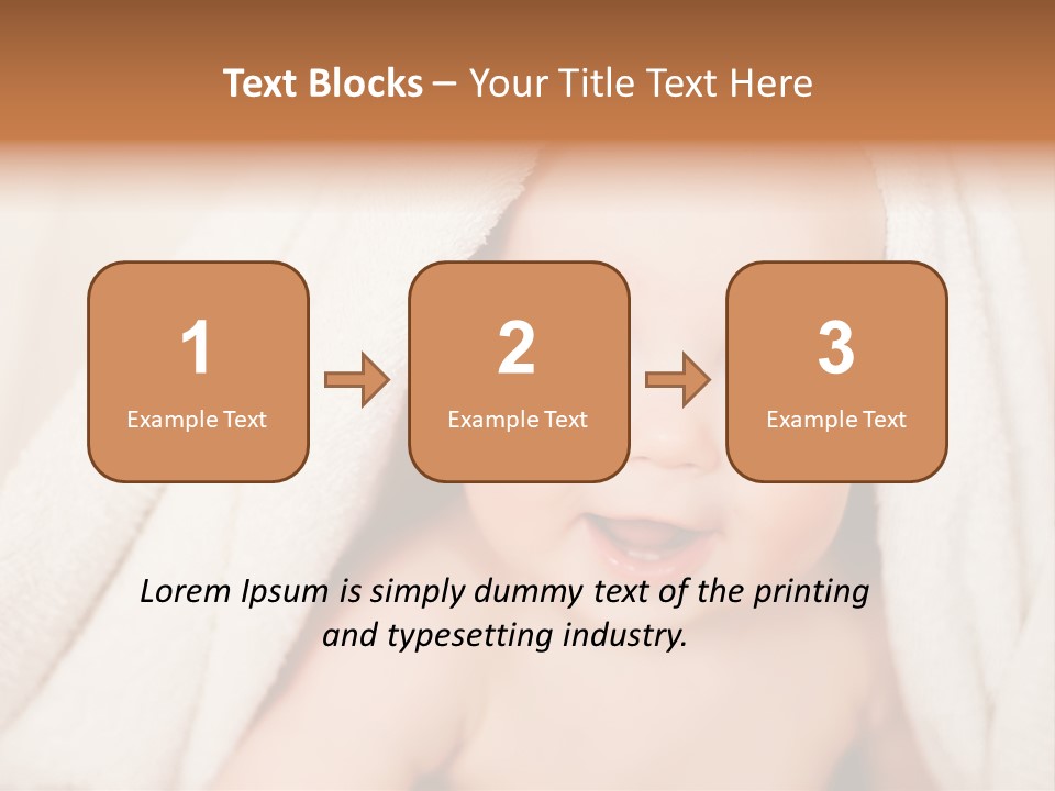 Newborn Skin Innocence PowerPoint Template