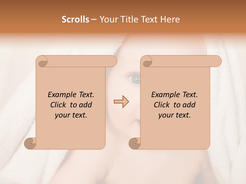 Newborn Skin Innocence PowerPoint Template