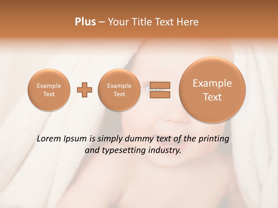 Newborn Skin Innocence PowerPoint Template