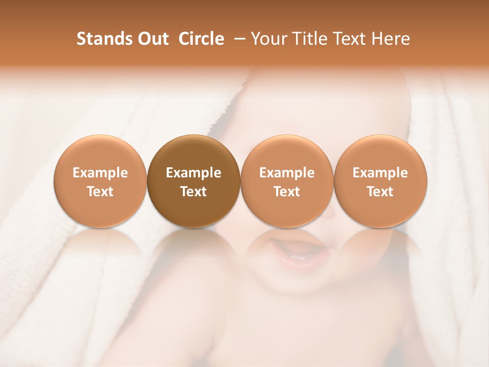 Newborn Skin Innocence PowerPoint Template