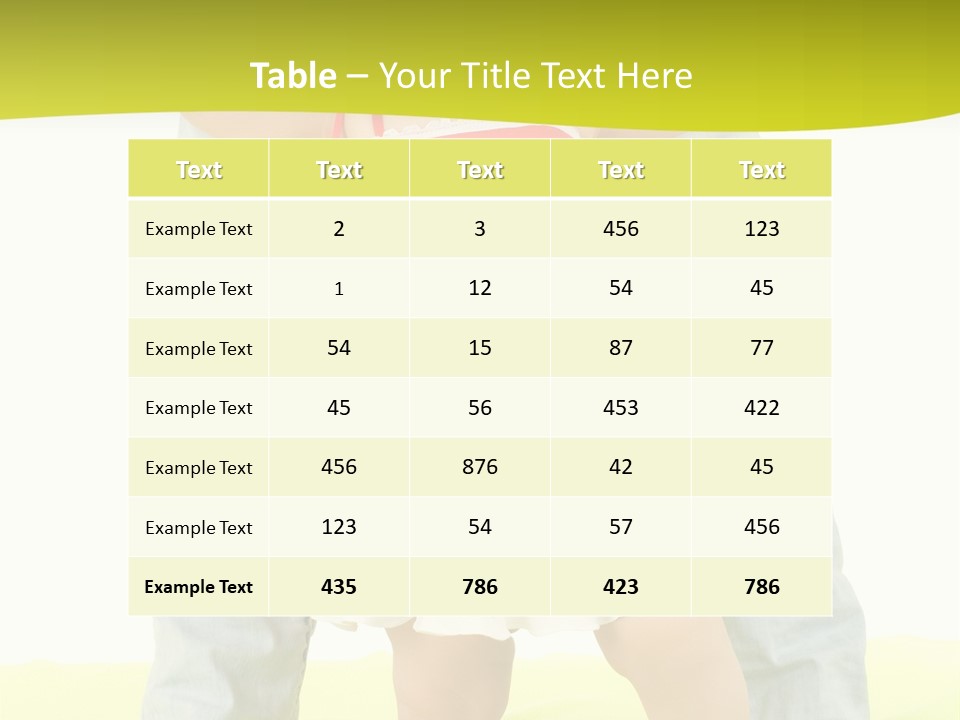Learn Legs Aid PowerPoint Template