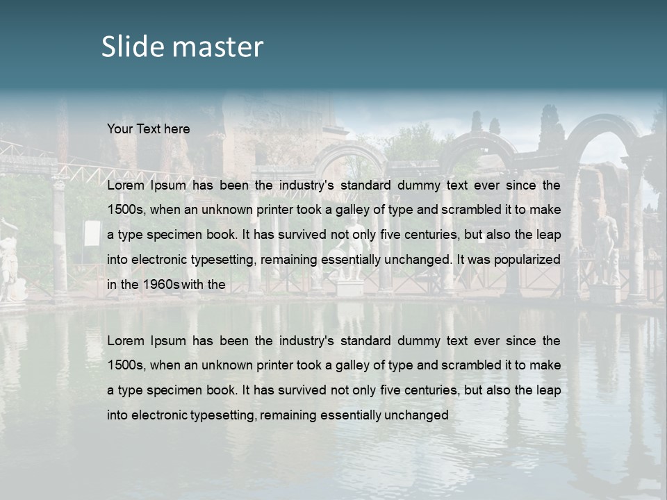 Pool Tree Adriana PowerPoint Template