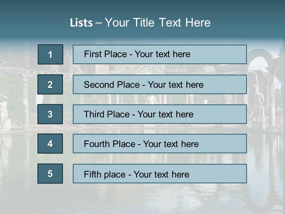 Pool Tree Adriana PowerPoint Template