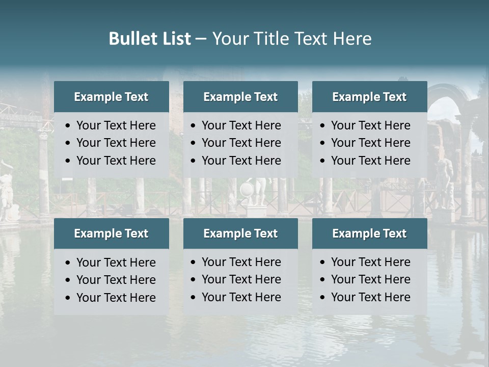 Pool Tree Adriana PowerPoint Template