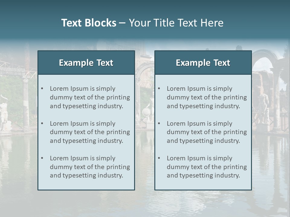 Pool Tree Adriana PowerPoint Template