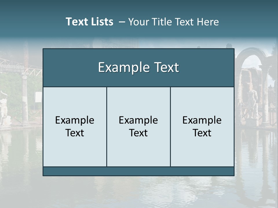 Pool Tree Adriana PowerPoint Template