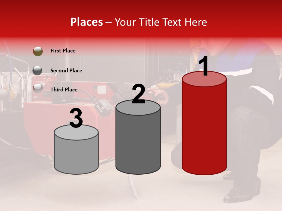 Technology Thermostat Gas PowerPoint Template