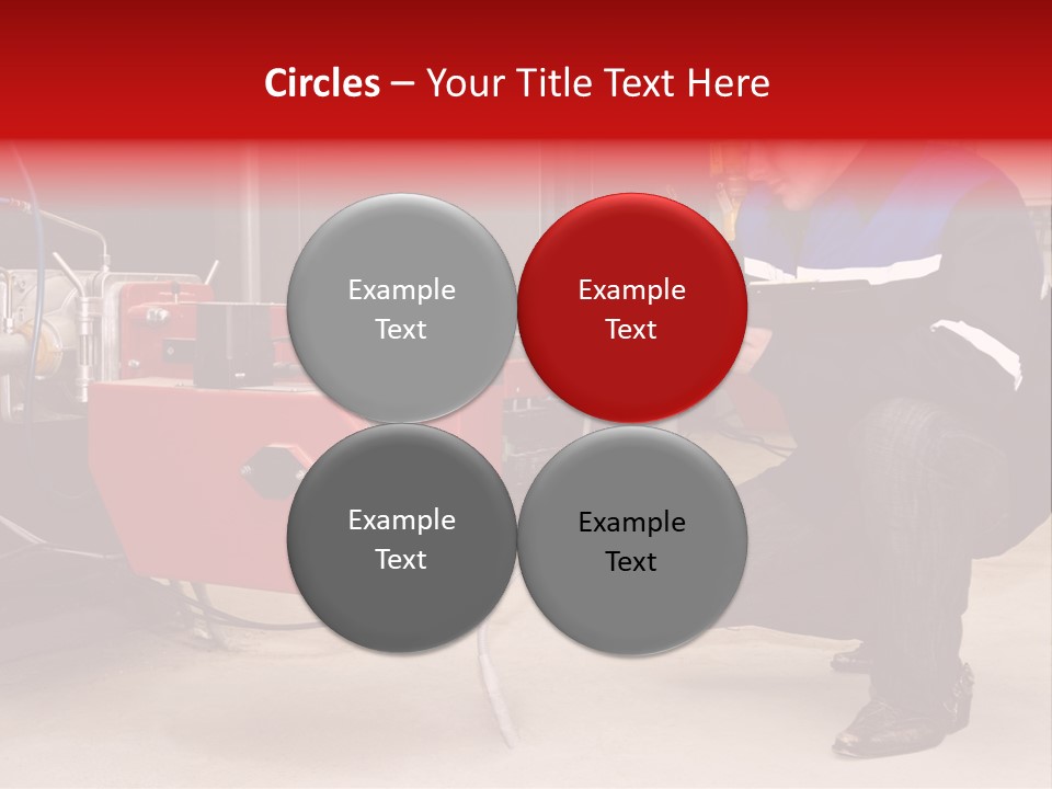 Technology Thermostat Gas PowerPoint Template