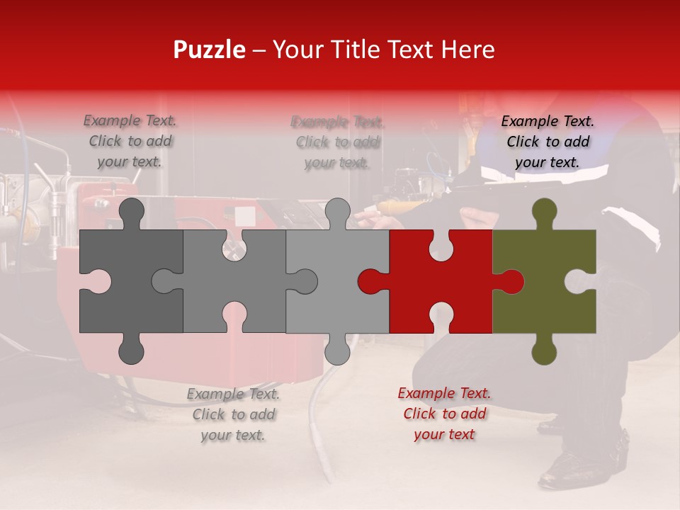 Technology Thermostat Gas PowerPoint Template