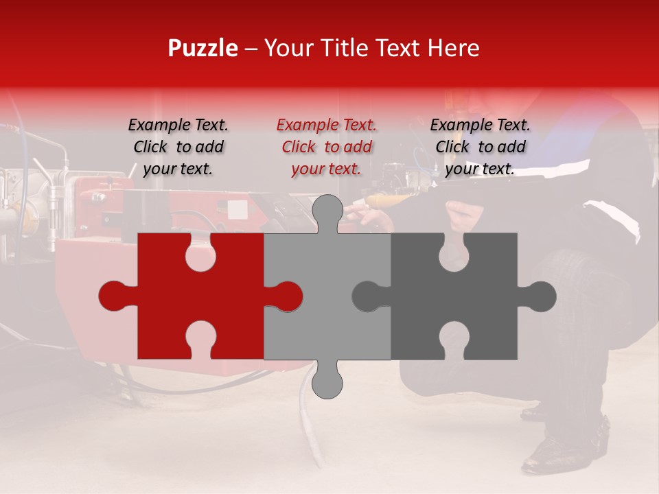 Technology Thermostat Gas PowerPoint Template