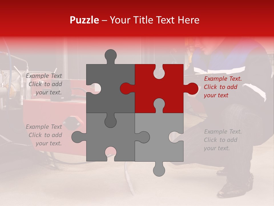 Technology Thermostat Gas PowerPoint Template