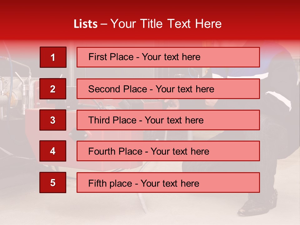 Technology Thermostat Gas PowerPoint Template